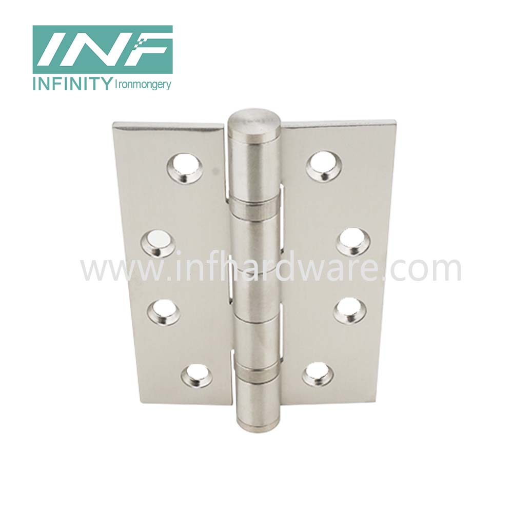 Hardware Accessory 304 Stainless Steel Corner Spring Door Hinge Flush Hinge for Wooden Door