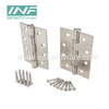 Hardware Accessory 304 Stainless Steel Corner Spring Door Hinge Flush Hinge for Wooden Door