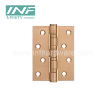 Rose Polish PVD Wooden Door Hinges Internal Polished Stainless Steel Door Hinges