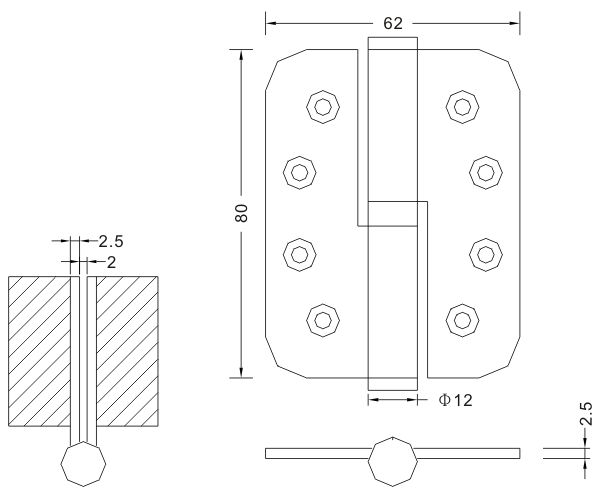 hinges for doors