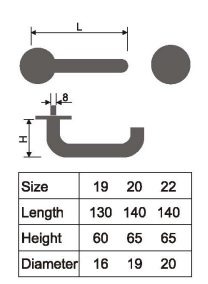 brass door handle