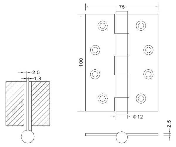 stainless steel door hinges
