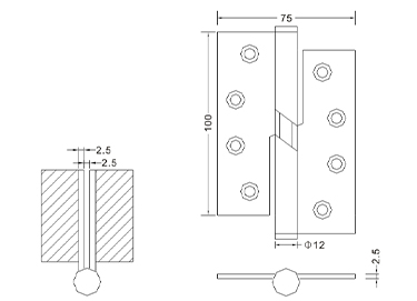 sliding door hinge
